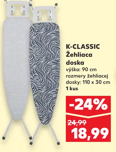 K-CLASSIC Žehliaca doska