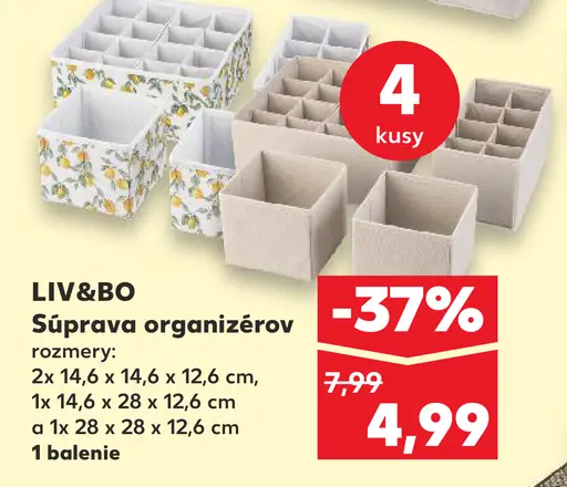 LIV&BO Súprava organizérov