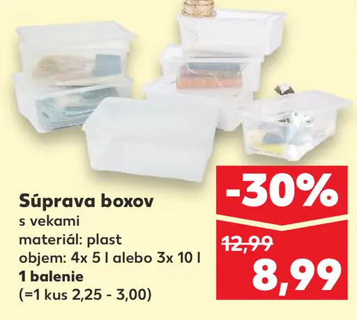 Súprava boxov
