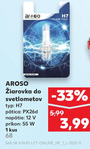 Aroso Žiarovka do svetlometov