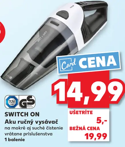 Switch On Aku ručný vysávač