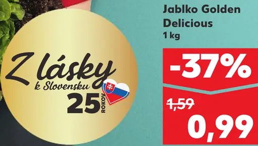 Jablko Golden Delicious