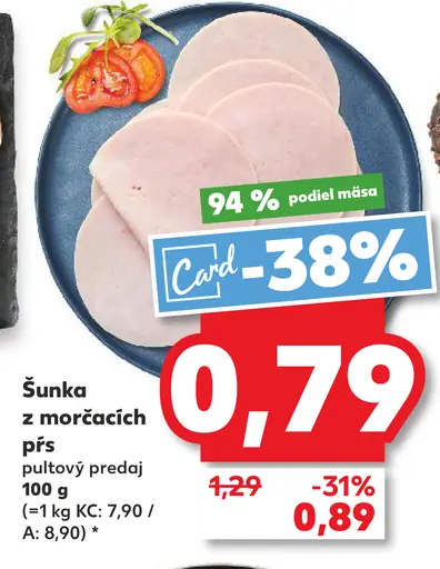 Šunka z morčacích pŕs
