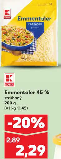 K-Classic Emmentaler 45 %