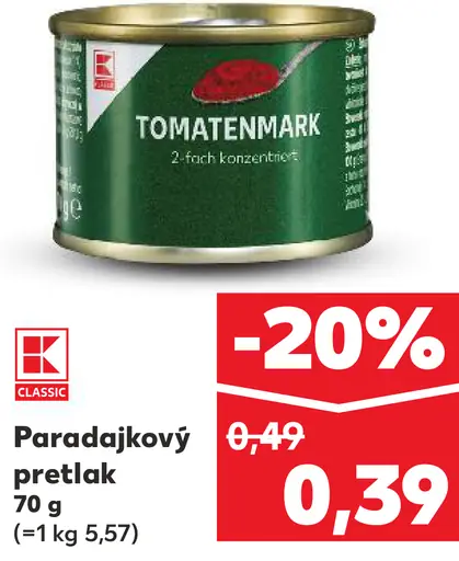 K-Classic Paradajkový pretlak