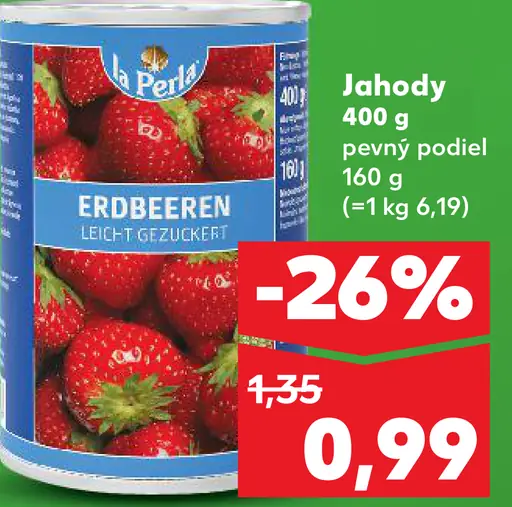Jahody Leicht gezuckert
