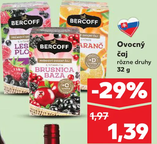 Bercoff Ovocný čaj