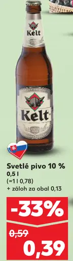 Kelt pivo plechovka