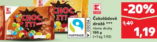 K-classic Čokoládové dražé