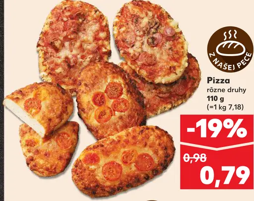 Pizza rôzne druhy