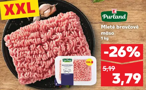 Purland Mleté bravčové mäso