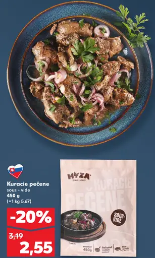 Hyza kuracie pečené sous-vide