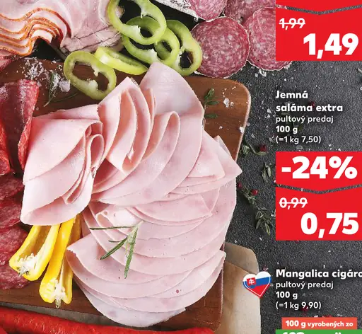 Jemná saláma extra
