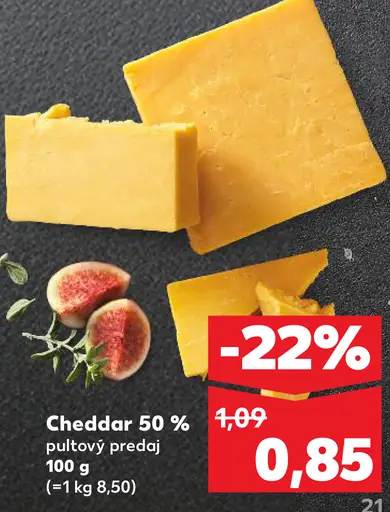 Cheddar 50 %