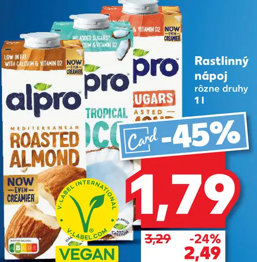 Alpro rastlinný nápoj