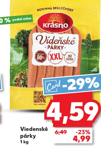 Krásno Viedenské párky