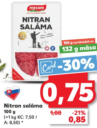 Mecom Nitran saláma