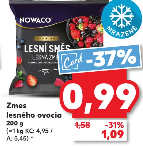 Nowaco Zmes lesného ovocia