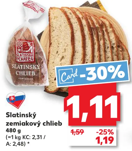 Slatinský zemiakový chlieb