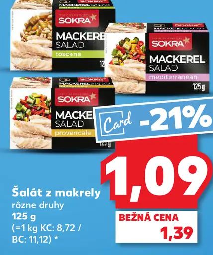 Šalát z makrely