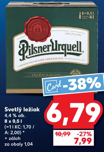 Svetlý ležiak plechovka