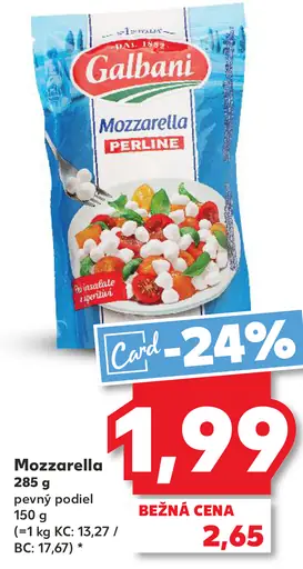Galbani mozzarella Perline