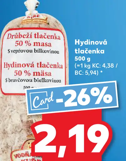Vodný kur domácich Hydinová tlačenka