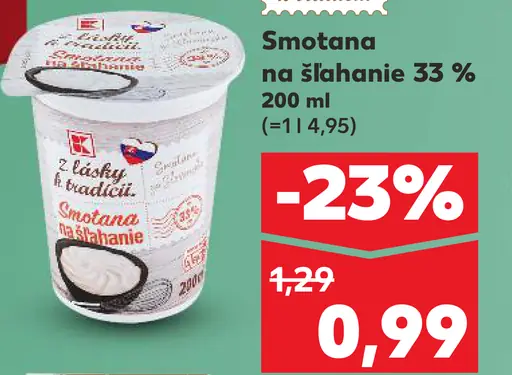 K-Classic Smotana na šľahanie