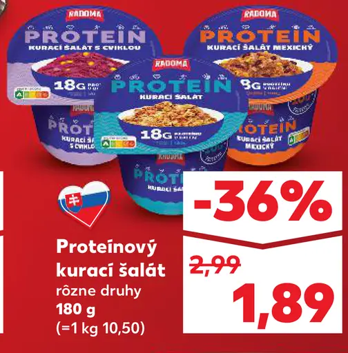 Proteínový kurací šalát