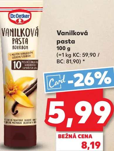 Dr. Oetker Vanilková pasta
