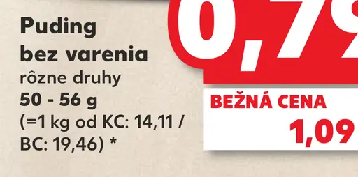 Dr. Oetker puding bez varenia