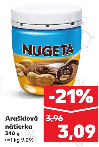 Nugeta Arašidová nátierka