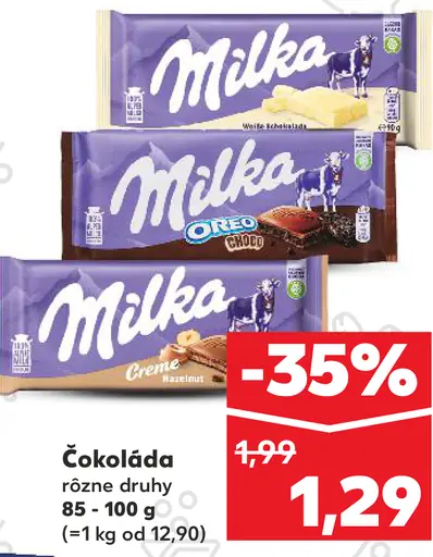 Milka Mliečna čokoláda