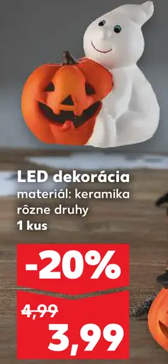 LED dekorácia rôzne druhy