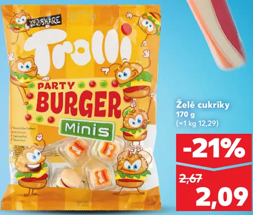 Trolli Party Burger Minis
