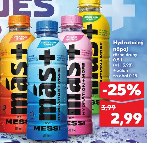 MáS Hydratation+More by Messi