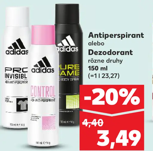 Adidas dezodorant antiperspirant