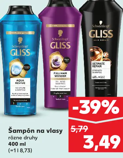 Schwarzkopf Gliss Šampón na vlasy