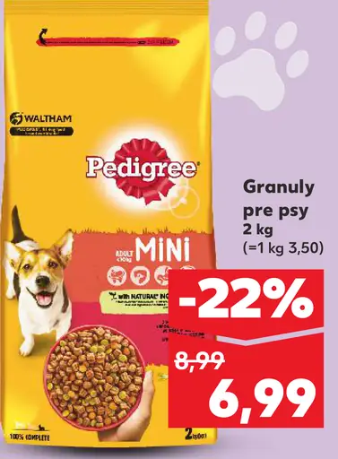 Pedigree granuly pre psy