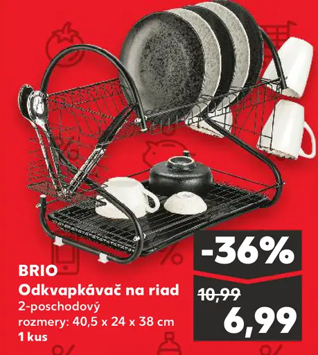 Brio Odkvapkávač na riad 2-poschodový