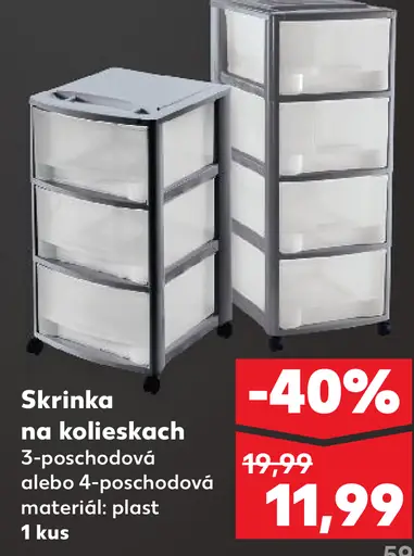 Skrinka na kolieskach
