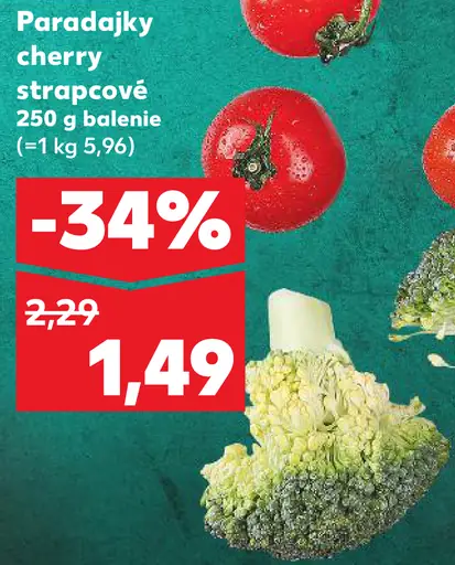Paradajky cherry strapcové