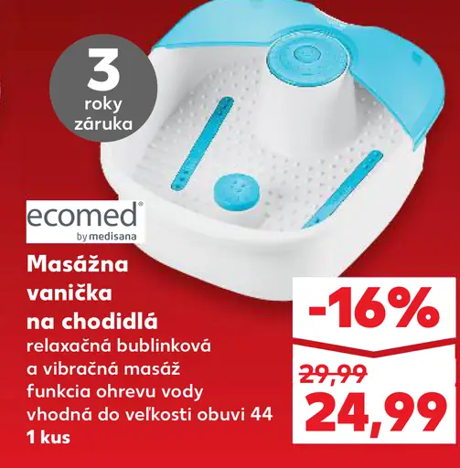 Ecomed Masážna vanička na chodidlá