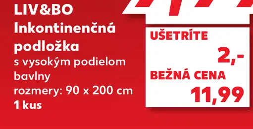 Inkontinenčná podložka