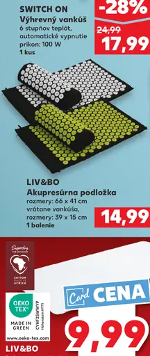 Switch On Výhrevný vankúš