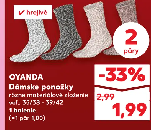 Oyanda Dámske ponožky