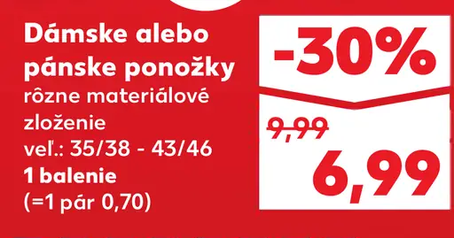 Dámske alebo pánske ponožky