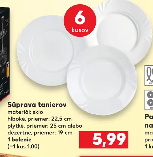 Súprava tanierov