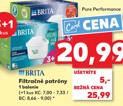 Brita Filtračné patróny Pure Performance