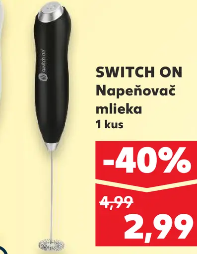 Switch On Napěňovač mlieka